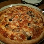 12264325 - キノコとベーコンのピザ