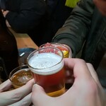 宮川橋もつ肉店 - ２回目のカンパーイ✨まっつんさんは、トマト割