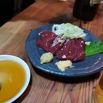 宮川橋もつ肉店 - 皿焼きレバー✨