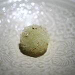 茶禅華 - 洋梨の金木犀ゼリー寄せ