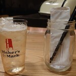 一歩一歩のカフェ食堂 - クラフトバーボン　メーカーズマークハイボール500円(税抜)