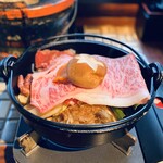 炭火焼肉一升びん - 松阪牛すき焼きランチ