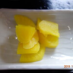 讃岐うどん萩屋 - サービスの漬物
