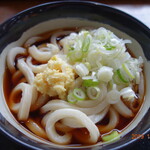 讃岐うどん萩屋 - 生姜と葱を投入