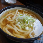 讃岐うどん萩屋 - 生姜と葱を投入