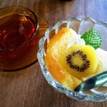 スーリール - 【2019.12】ほほえみランチのデザート・ドリンク(1,500円+税)