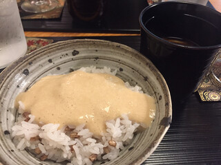 Shitamachi Kappou Tomedate - 食事 麦とろご飯