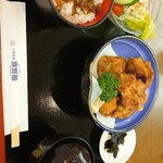 お食事処くまの - 鶏唐定食