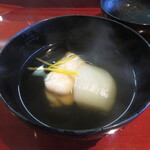 日本料理 きた川 - 海老真薯　蕪