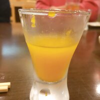 里葉亭 - 食前酒 あらごしみかん酒