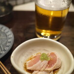 ひとひら - ビール＆とりわさでスタート！