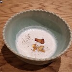 ル レストラン - 菊芋のポタージュ。