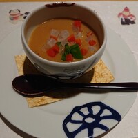 双葉寿司 - 白味噌仕立ての茶碗蒸し、味噌味の茶碗蒸しは初めてでした、白の他に赤味噌（豆）の味もして、これは美味しい新発見！メカラウロコ♪
