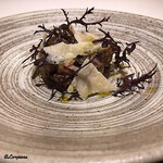 カーサ・デル・チーボ - 烏骨鶏笹身のTartare