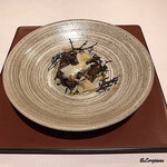 カーサ・デル・チーボ - 烏骨鶏笹身のTartare