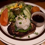 星さん家のハンバーグ - おろしランチ(1100円)+クリームコロッケ