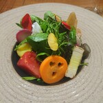 傳 - (2019年11月　訪問)傳サラダ。