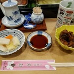 Hidesushi - 漬物・珍味マグロ胃袋