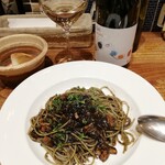 ラ ピニャータ - イカ墨のパスタ