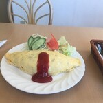 カフェレストランパセリ - オムライスセット  980円