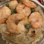 麗郷 - 海老入りやきめし　900円　これもめちゃ美味い！
      海老…プリプリです。もう…参りました。