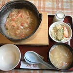 桃園 - 香箱蟹のあんかけ炒飯
