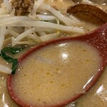 麺場 田所商店 - 味噌スープです