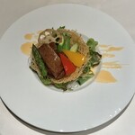 広東料理 台場 楼蘭 - 和牛サーロインと秋野菜の炒め籠入り