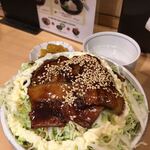 里のうどん - 半バラ丼