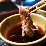 松阪亭 三澤 - ぽん酢で