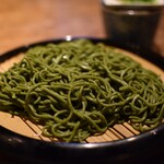 五感で楽しむ串揚げ屋 生粋namaiki - 季節の蕎麦　抹茶
