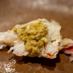 うを徳 - 2019.12 隠岐松葉蟹の胴体 カニミソ乗せ