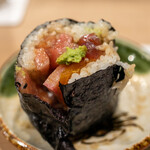 うを徳 - 2019.12 超巨大な太巻き（カラスミ、ブリ、大トロ）