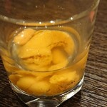 Taishuu Sumibiyaki Niku Jingisukan Horumon Sakaba Fuudo - 雲丹の乾杯ショットグラス