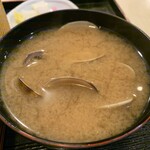 魚と貝のうまい店玉川 - あさりの味噌汁
