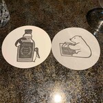 バー エグザゴーヌ - R1.12  イラストレーターデザインのコースター