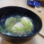 檜 - 椀（蛤と蓴菜）