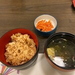 かかしの里 ゆぽっぽ - 料理写真:夕食の一部