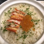 achikokookinawaryourishunnosakanabishu - 季節な土鍋ご飯ズワイ蟹とイクラの土鍋ご飯