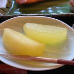 MEDDEAU - 和朝食のりんごのコンポートが絶品。