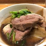 浅草じゅうろく - お椀で鴨セリ汁