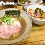 DAIKUMA - 煮干そば　肉ご飯