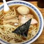 中華そば つけ麺 甲斐 - 味玉そば（大）