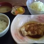 あげ藤 - 久々の豚生姜焼き定食