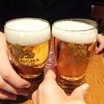 SAAMROT - シンハのグラスですが333ビール！