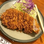 とんかつ大関 - ロースカツ定食1500円