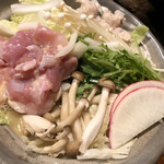 鶏料理ひとりひとり - 鶏ガラスープの絶品鍋 一人前