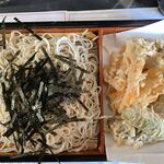 生蕎麦 古志川 - 料理写真:ゆば野菜天ざる　1,100円