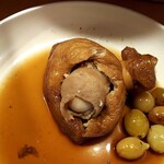 博多のおでん - きゃあ～( 〃▽〃)うずら豚が入ってる～