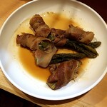 博多のおでん - ハイボール&アスパラ豚多め